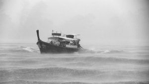 tempête, courage